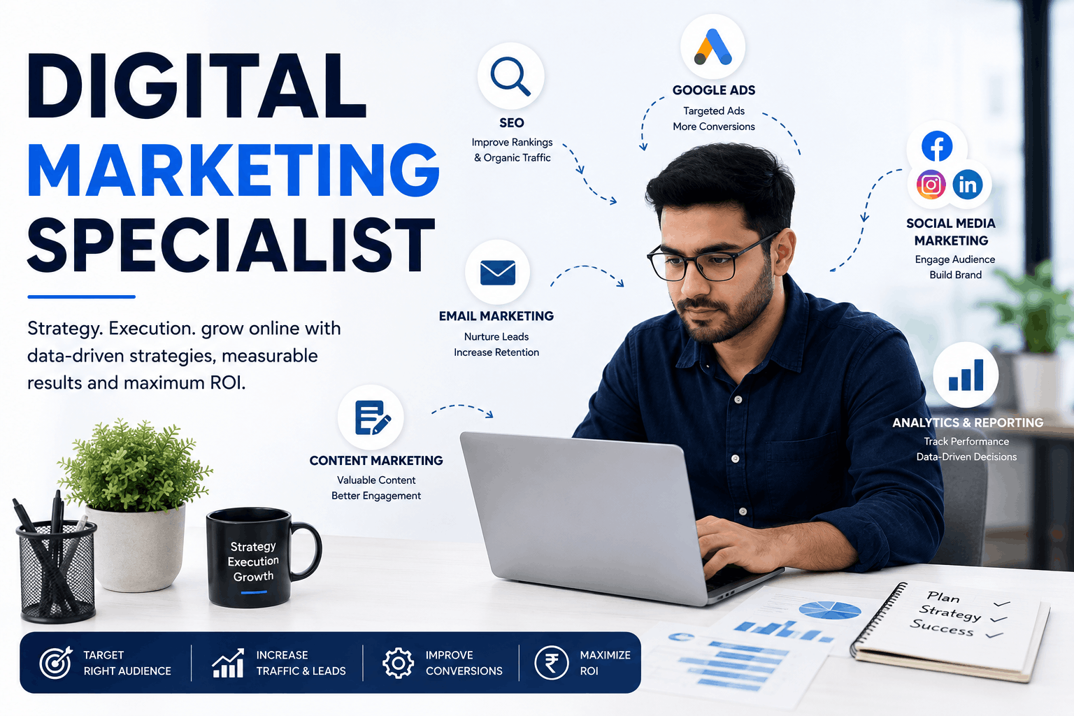 Digital Marketing Specialist helping businesses grow online in India