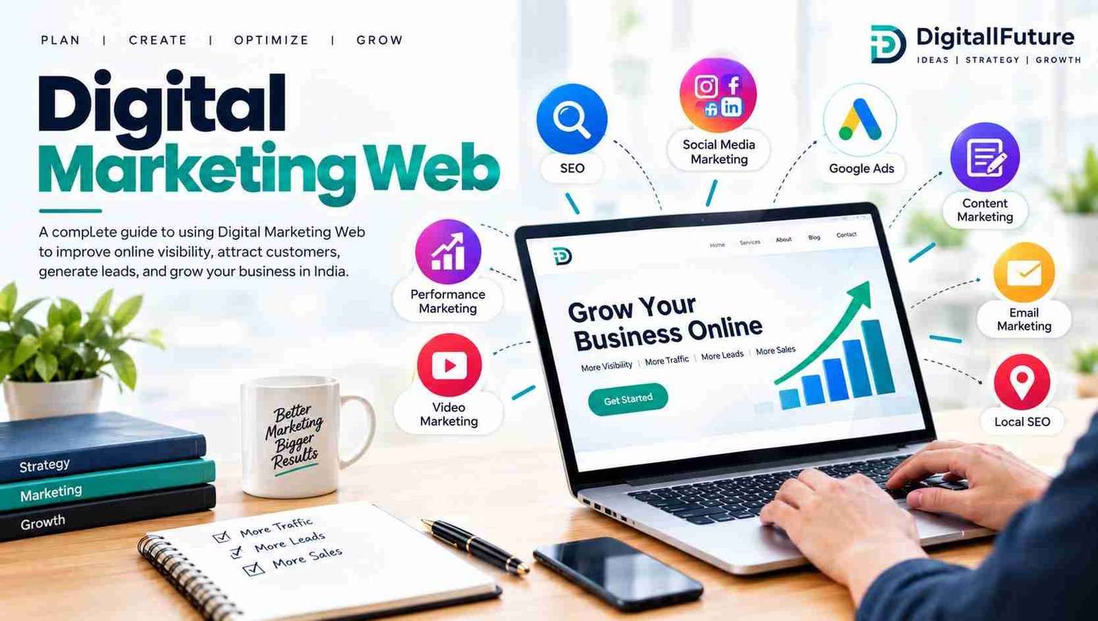 Digital Marketing Web strategy for businesses in India