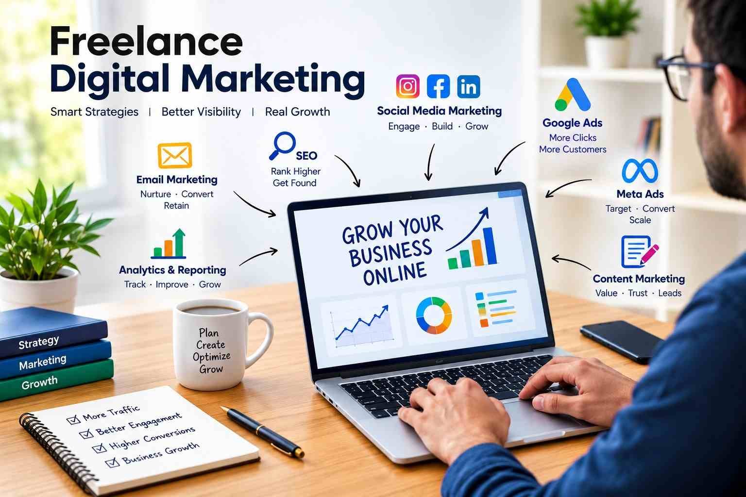 Freelance Digital Marketing services and digital marketing strategy